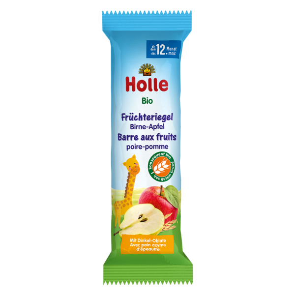 Holle Organic Apple and Pear Fruit Bars From 12 months on