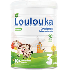 Loulouka Stage 3 Organic (Bio) Follow-on Milk, 3 cans