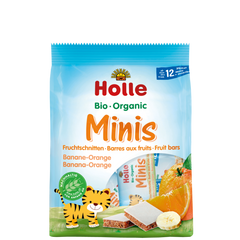 Holle Organic Mini Fruit Bars Banana-Orange