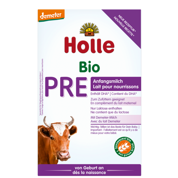 Holle cow milk formula stage Pre 0-6 months