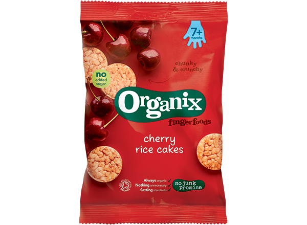 Organix FingerFoods Cherry Rice Cakes